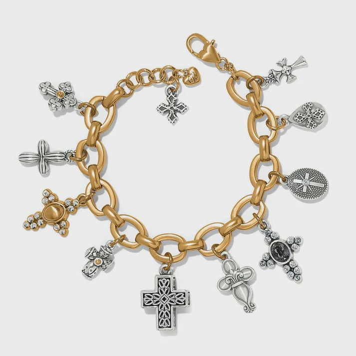 Heavenly Cross Charm Bracelet