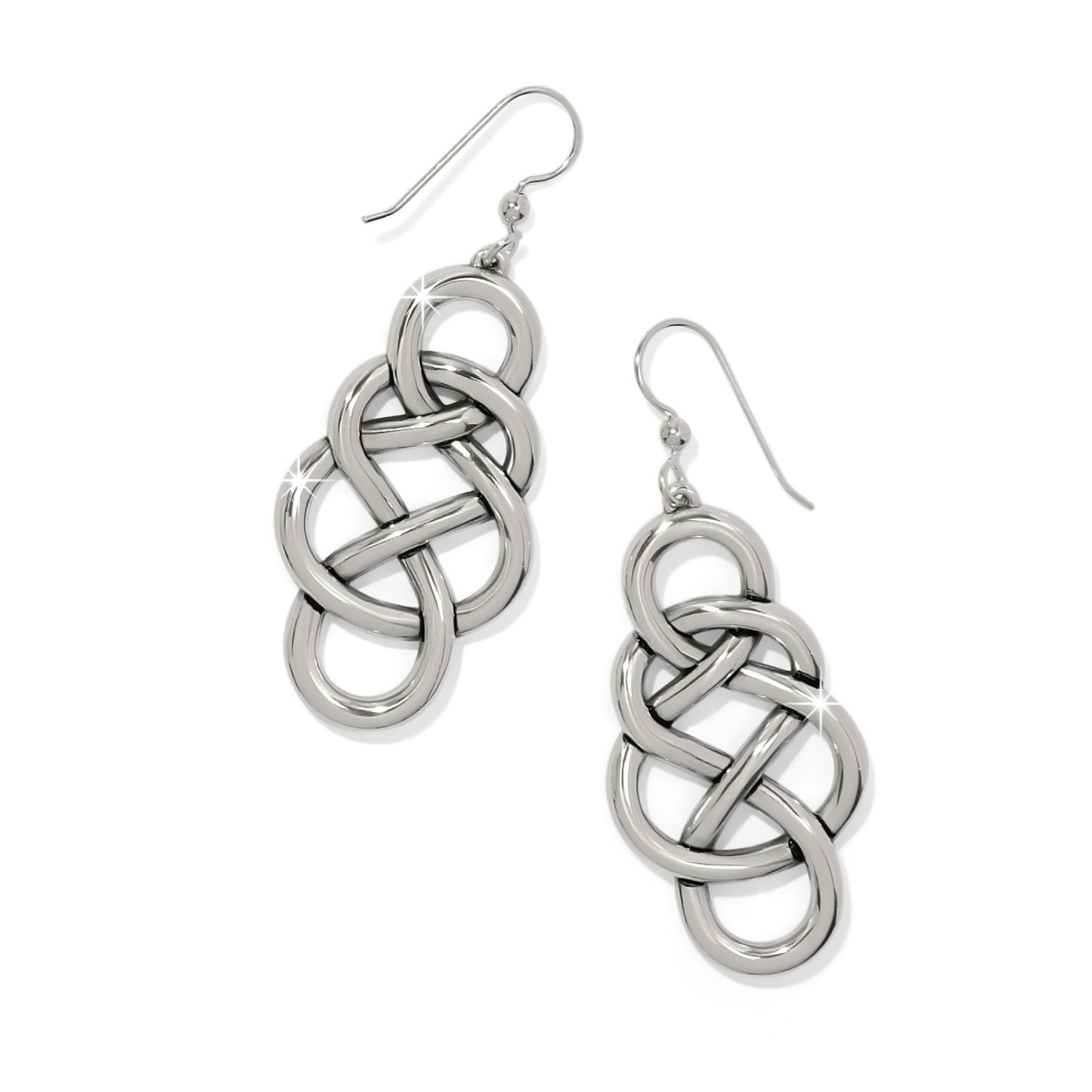 Interlok Braid French Wire Earrings