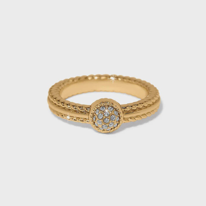 Illumina Celeste Dome Ring Gold