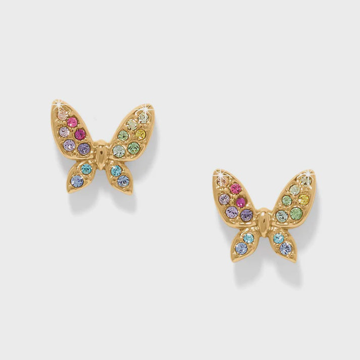Enchanting Gem Butterfly Earrings