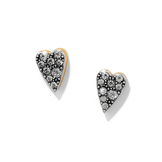 Love Messages I Am Post Earrings Two Tone