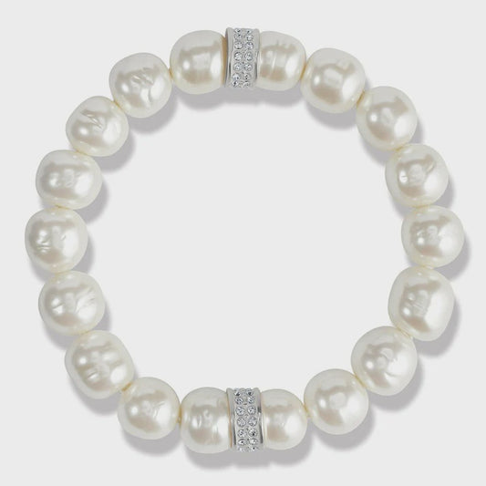 Meridian Stretch Bracelet Cream
