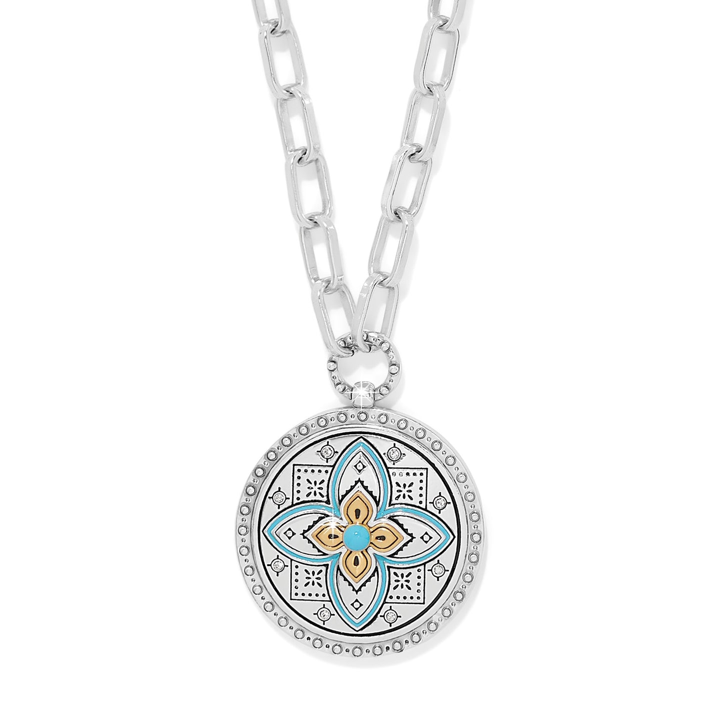 Mosaic Cerillos Necklace
