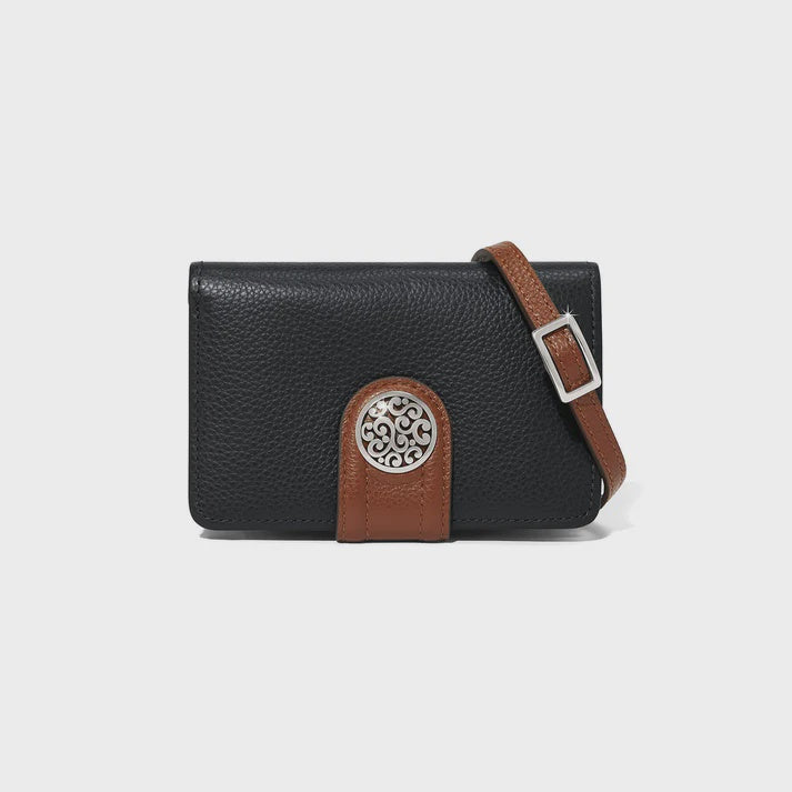 Shelby Medium Wallet Black-Bourbon