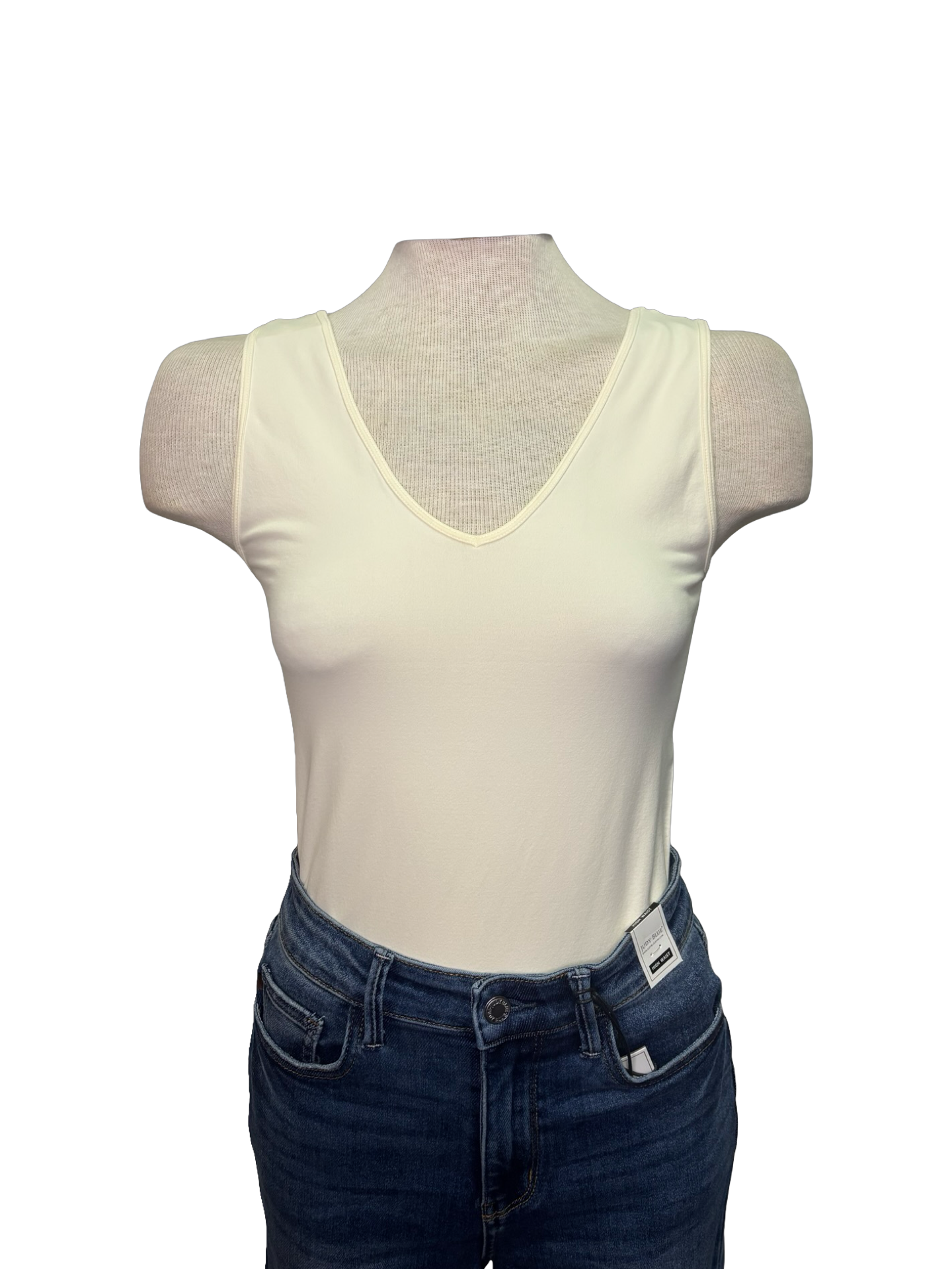 Talk Later Seamless Tank Ivory