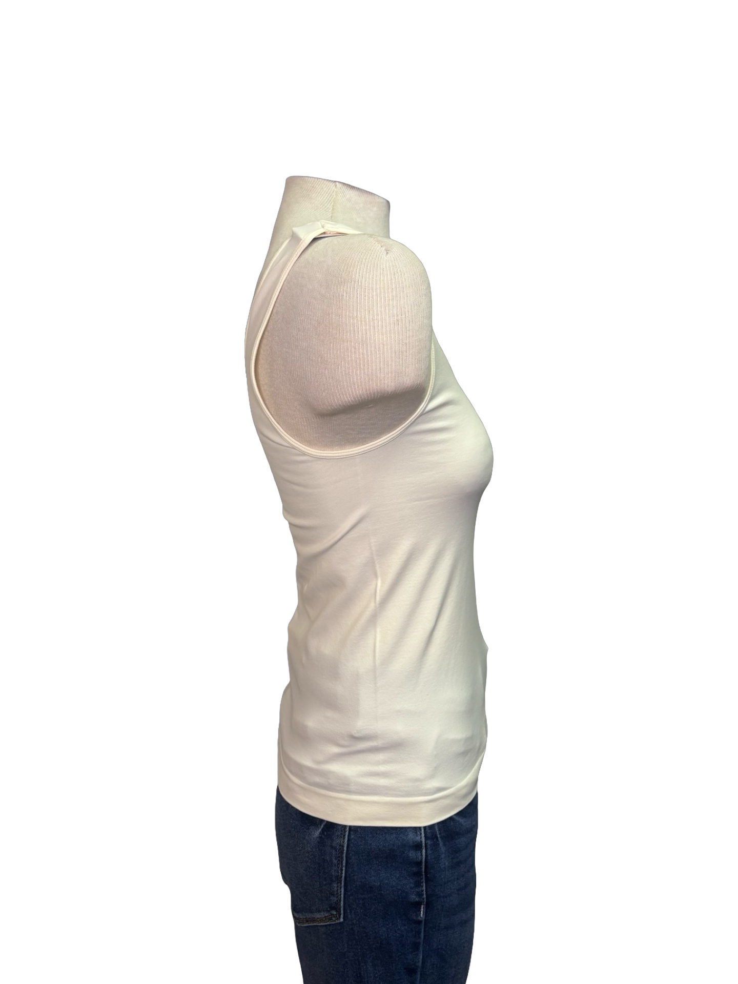Talk Later Seamless Tank Ivory
