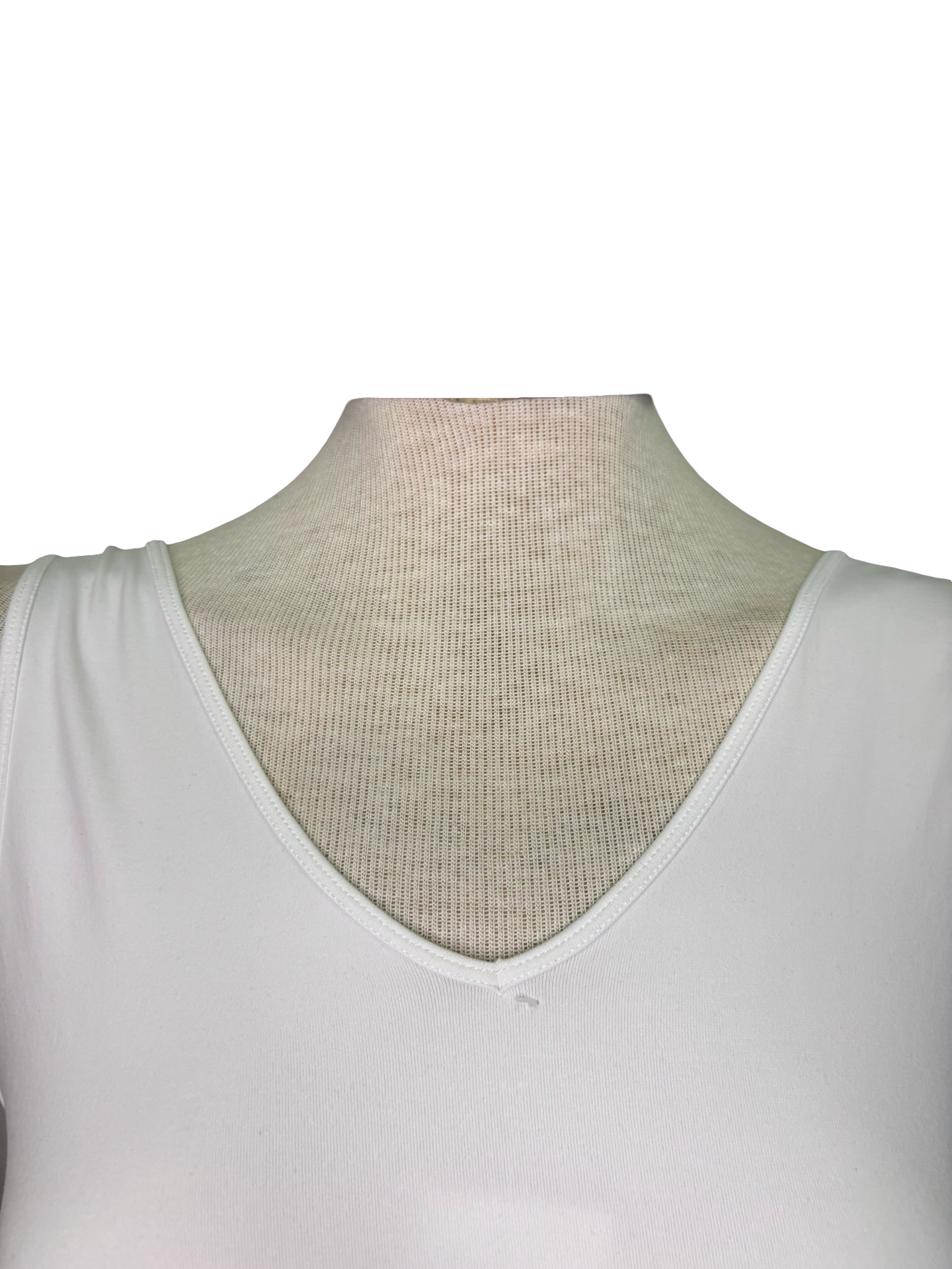 Talk Later Seamless Tank White Short Version