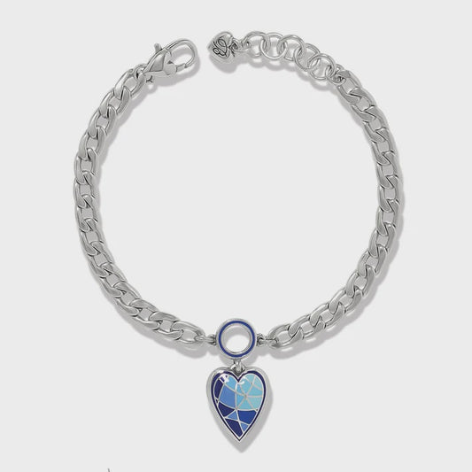 Colormix Heart Blues Bracelet