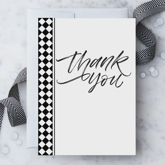 Thank You Hand Drawn Greeting Card