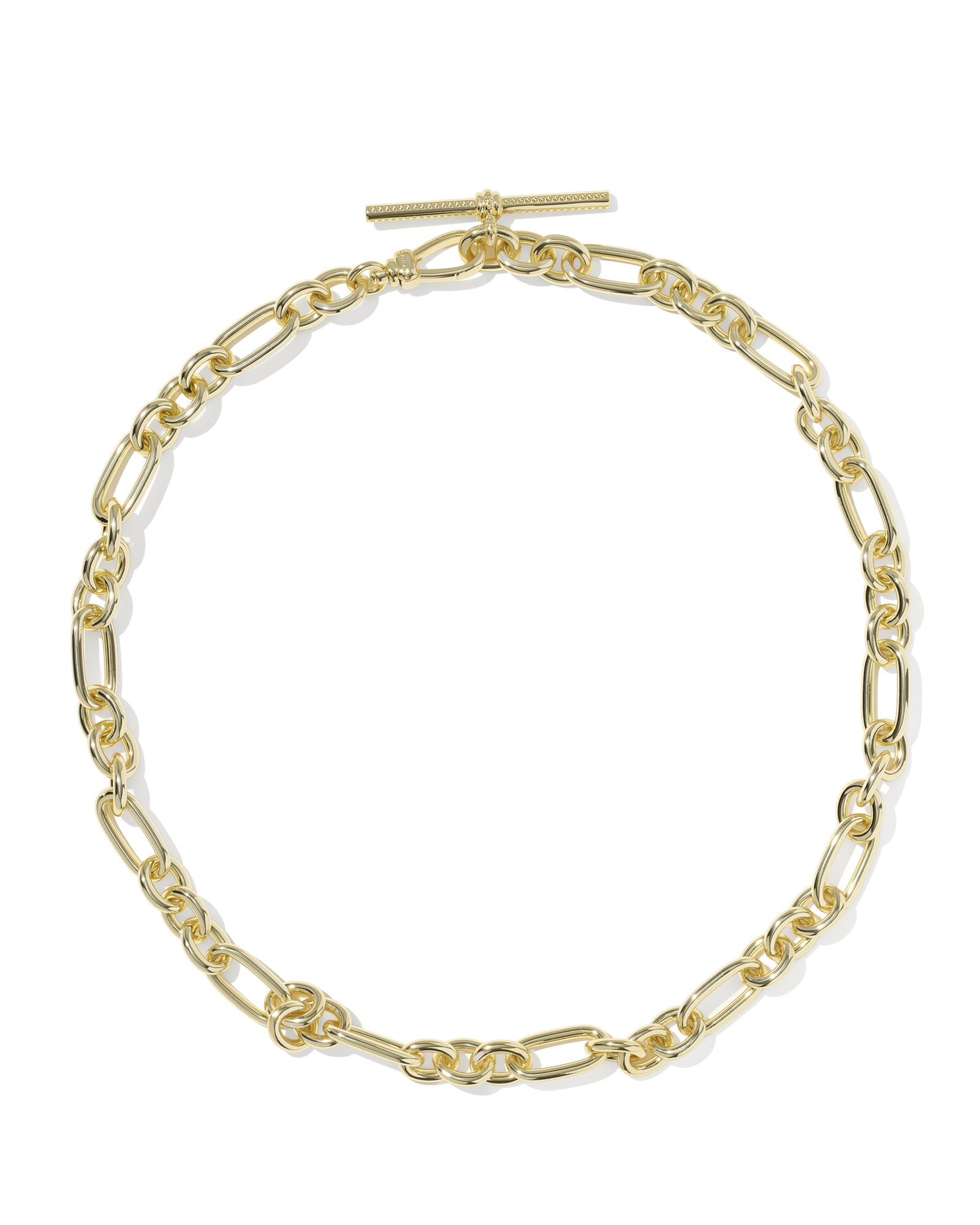 Embry Link and Chain Necklace Gold