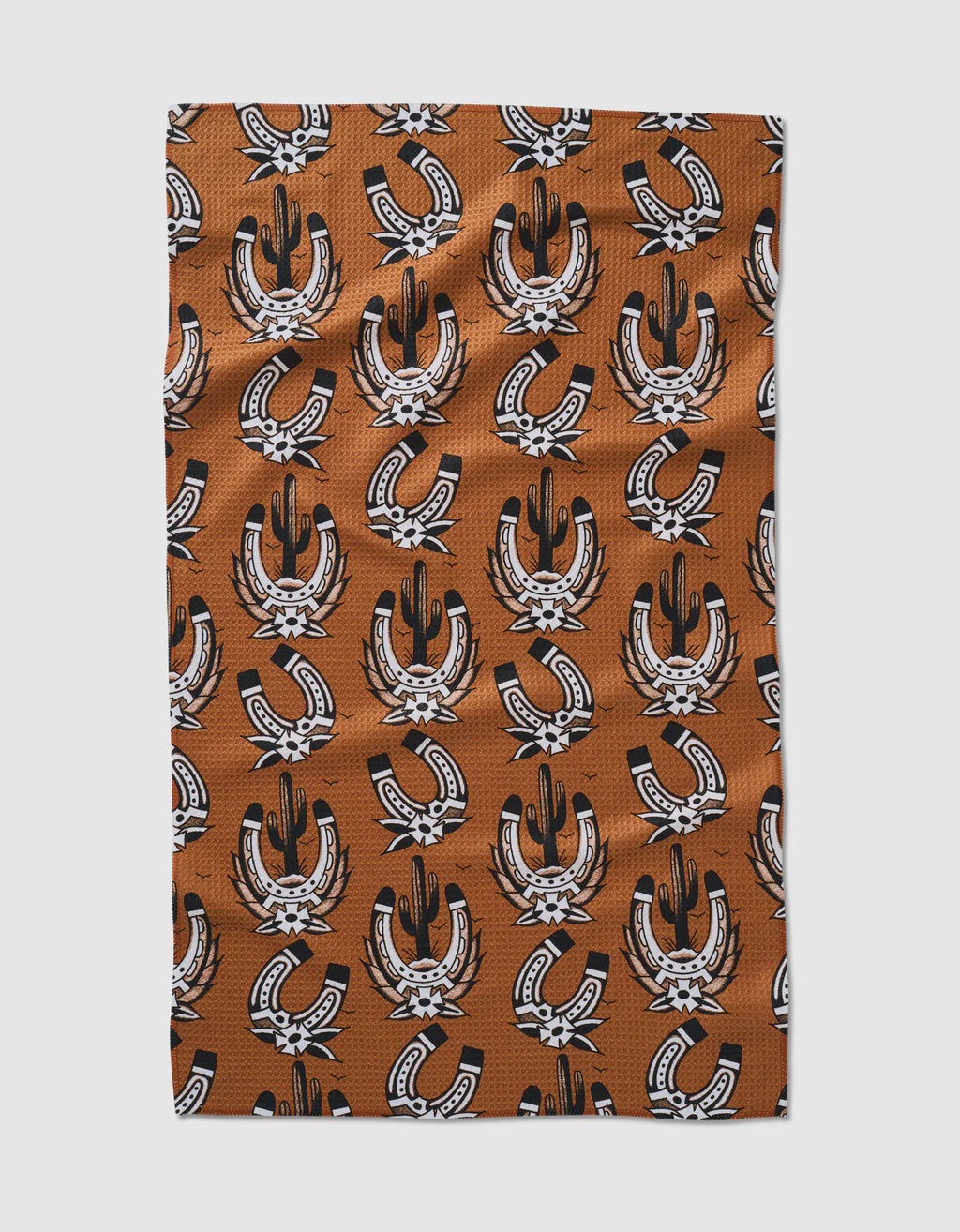 Western Horseshoes Geometry Tea Towel