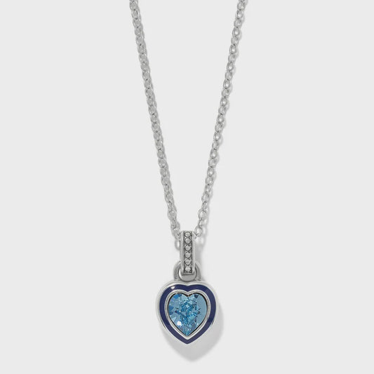 Halo Gemma Petite Heart Necklace