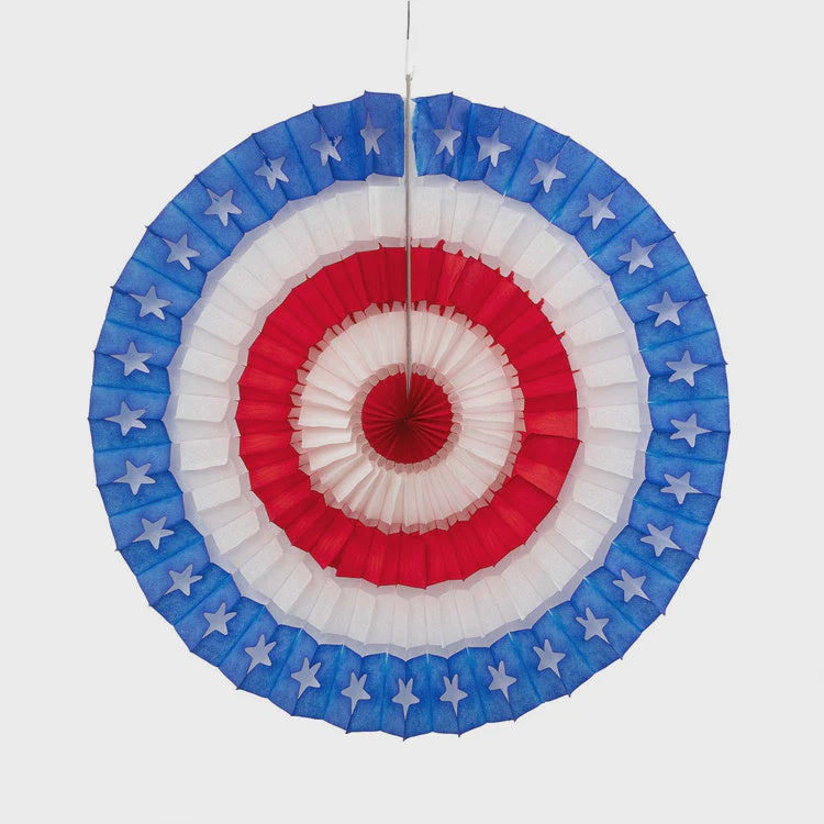 Honeycomb Patriotic Small Star Fan