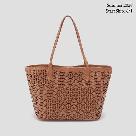 All That Tote by Hobo in Sun-Perf Leather Canyon Petal
