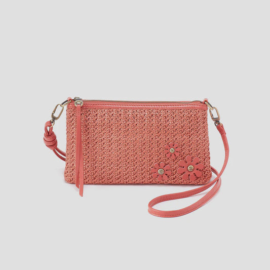 Darcy Crossbody by Hobo in Wild Rose Woven Straw