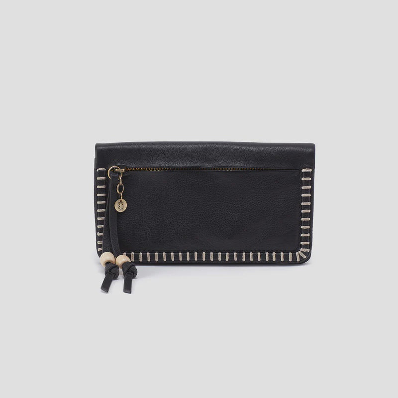 Lumen Continental Wallet by Hobo in Black
