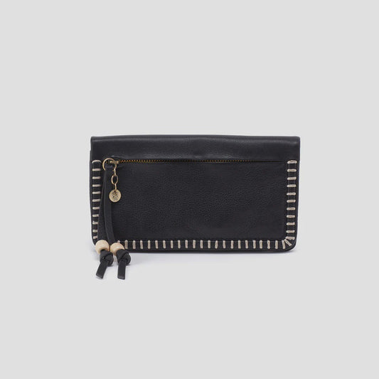 Lumen Continental Wallet by Hobo in Black
