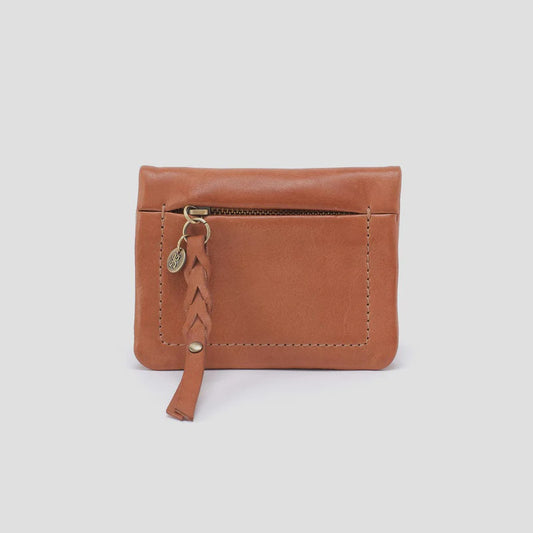 Lumen Mini Wallet by Hobo in Harvest Wheat Washed