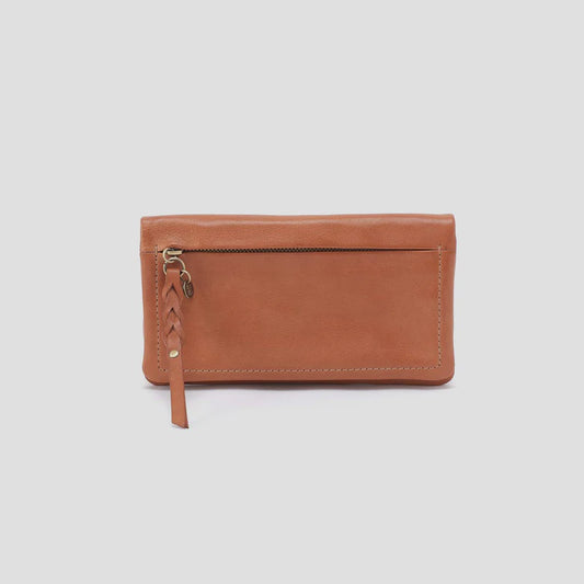 Lumen Continental Wallet by Hobo in Harvest Wheat Washed