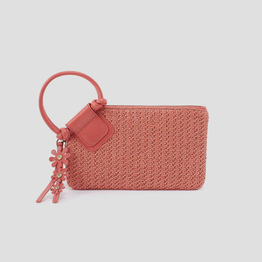 Sable Wristlet by Hobo in Wild Rose Woven Straw