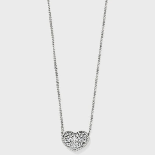 Illumina Celeste Heart Petite Necklace Silver
