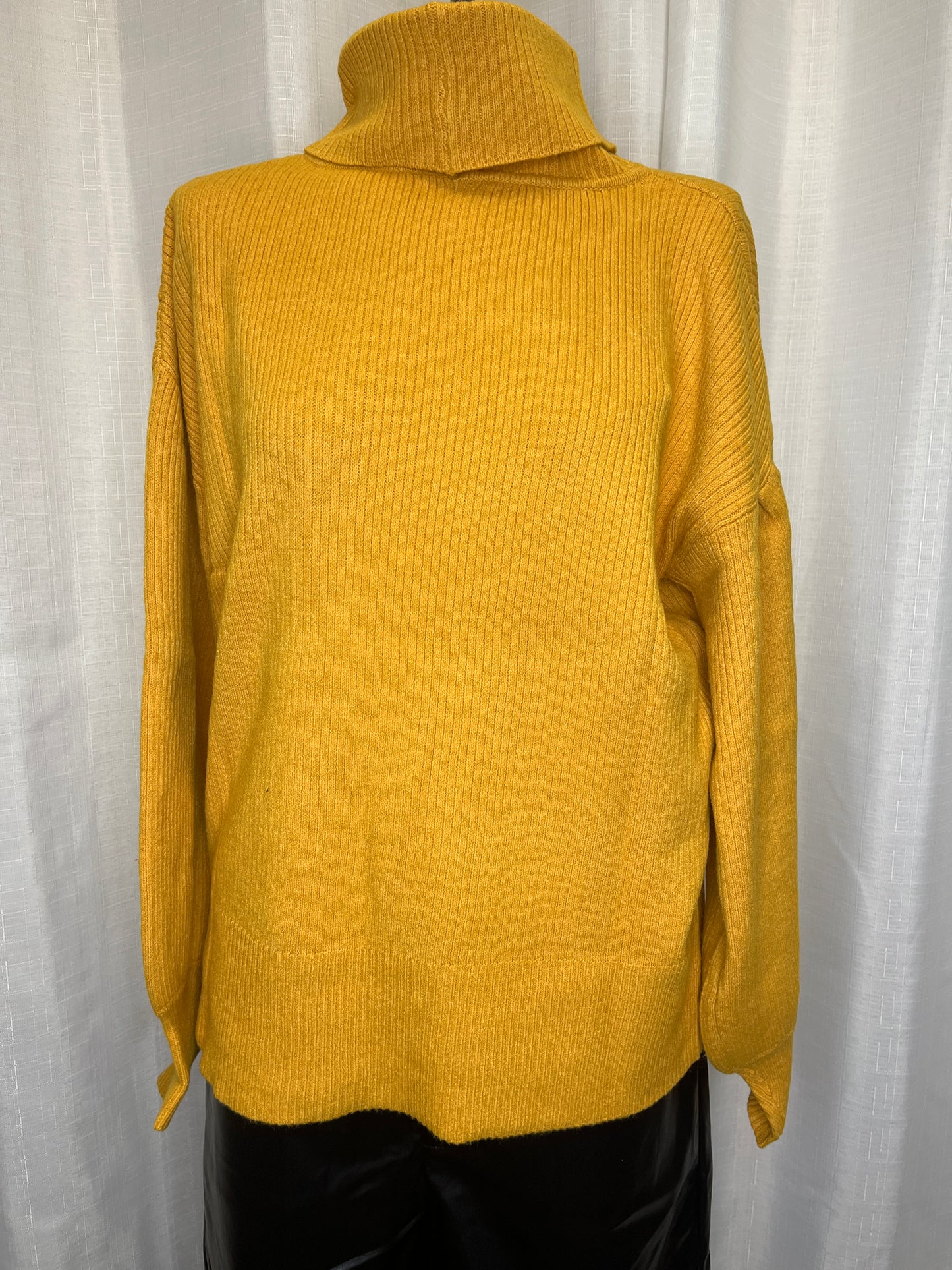 Mustard Roxie Turtleneck Sweater