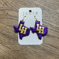 Purple Texas LH Earrings