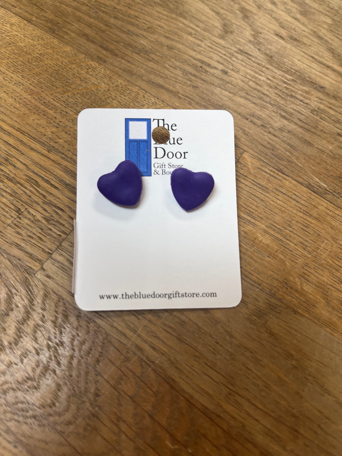 Purple Heart Studs