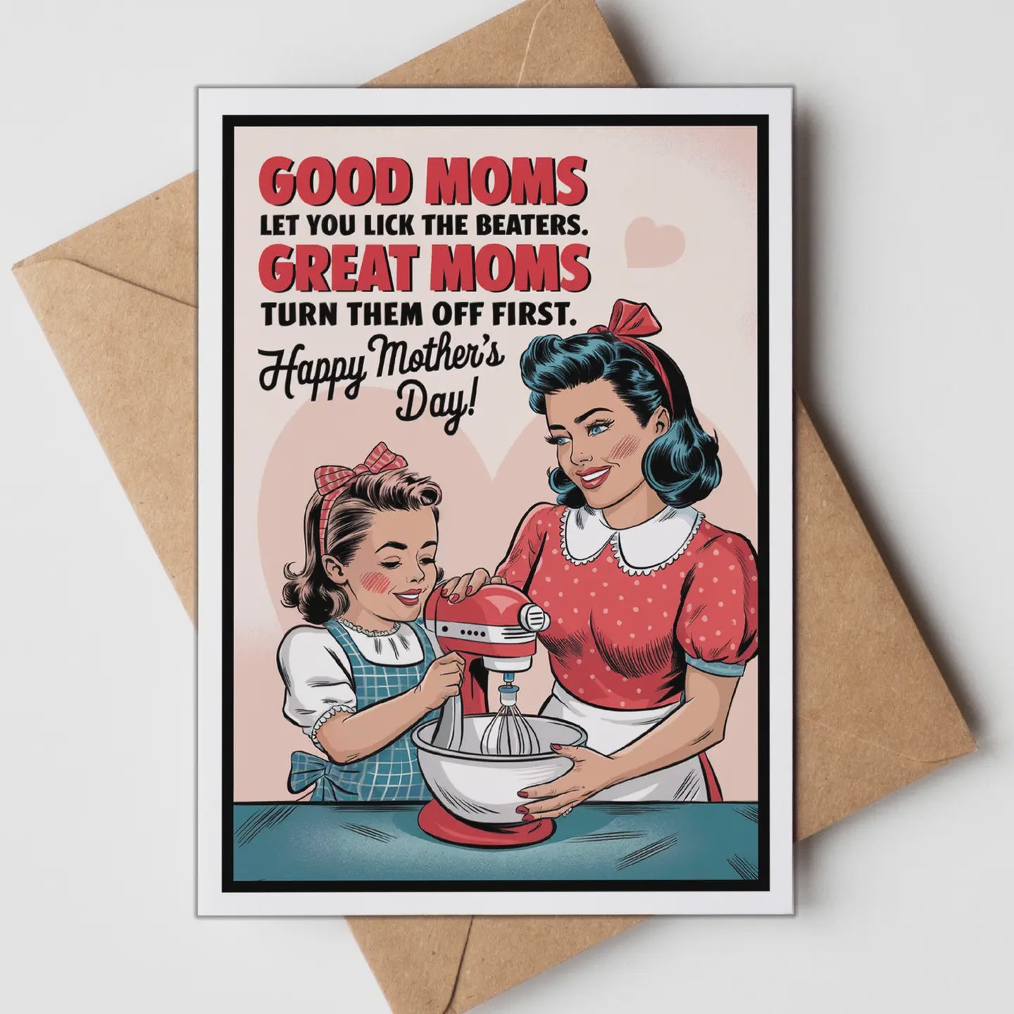 Lick the Beaters Greeting Card