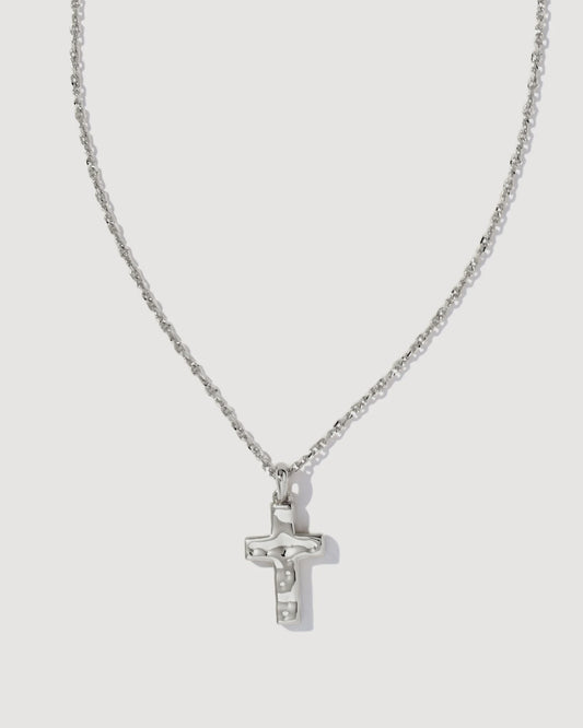 Cross Pendant Necklace Silver