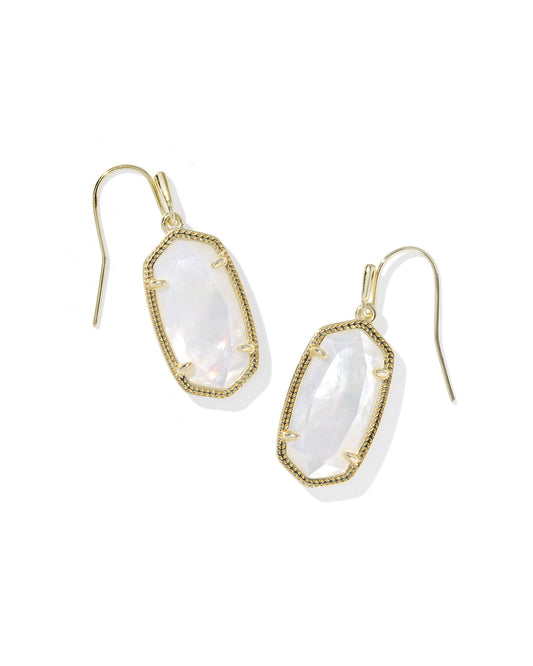 Dani Drop Earring Gold Ivory MOP
