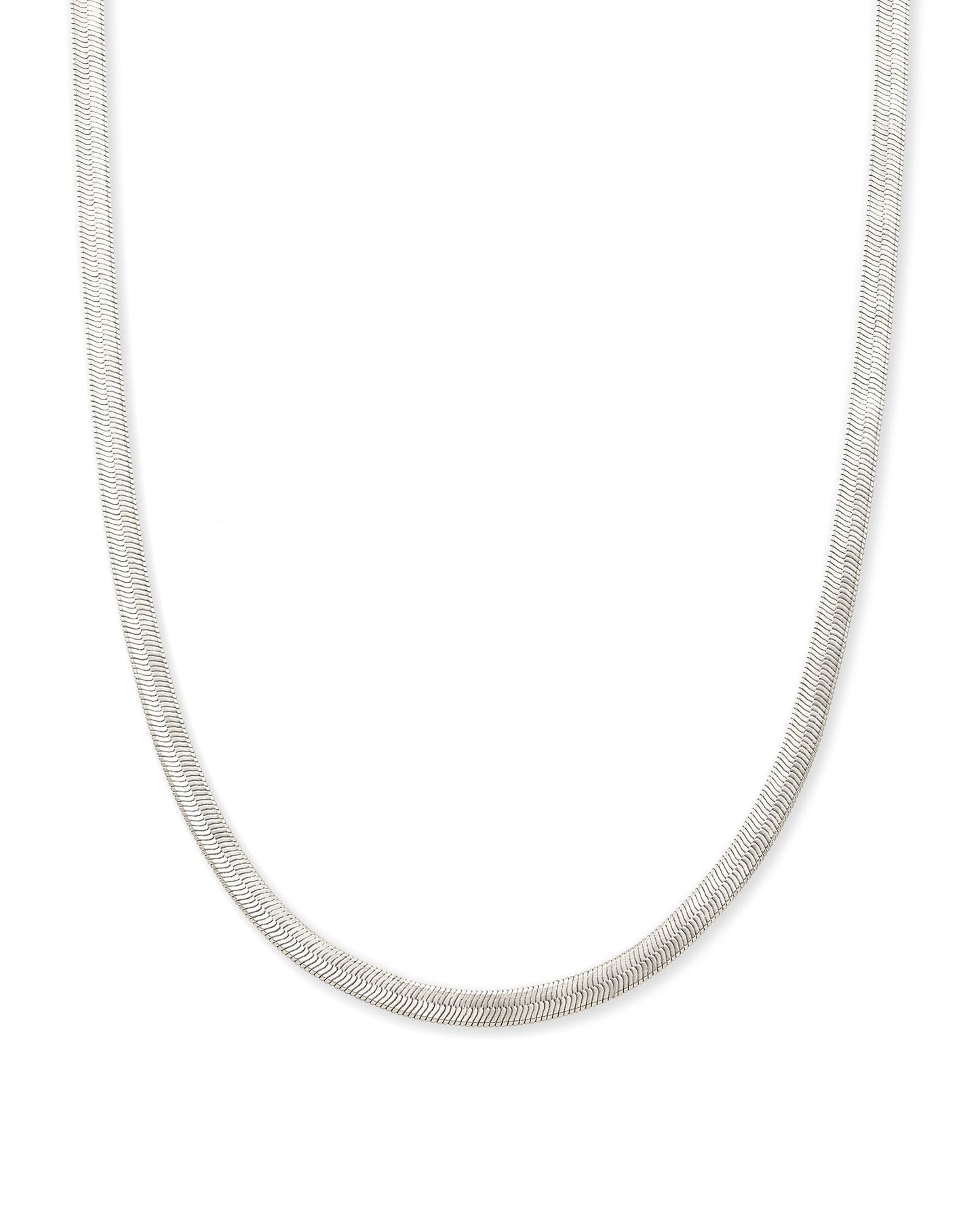 Kassie Chain Necklace Silver