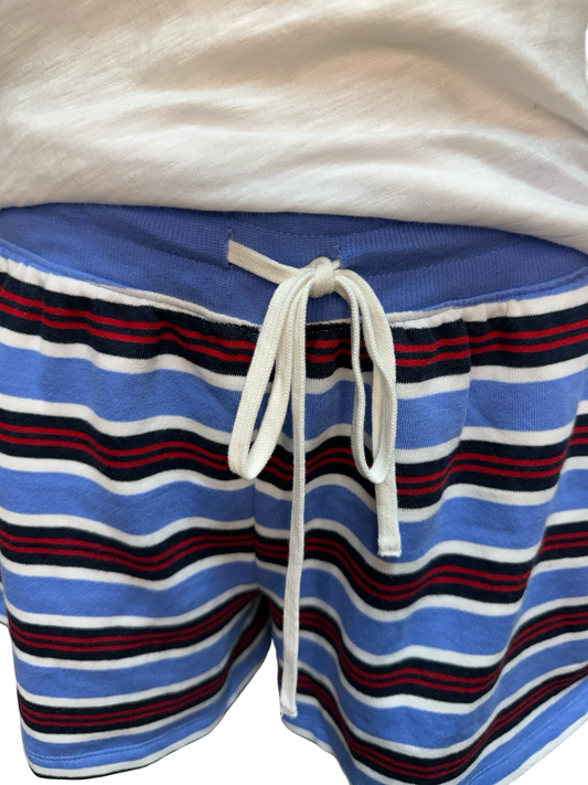 Low Key Stripe Fleece Short