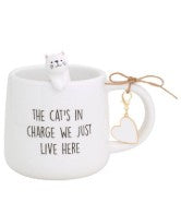 Cat in Charge Figure Mug