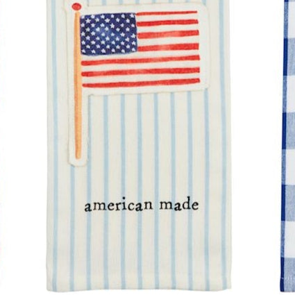 Flag Americana Canvas Patch Towel