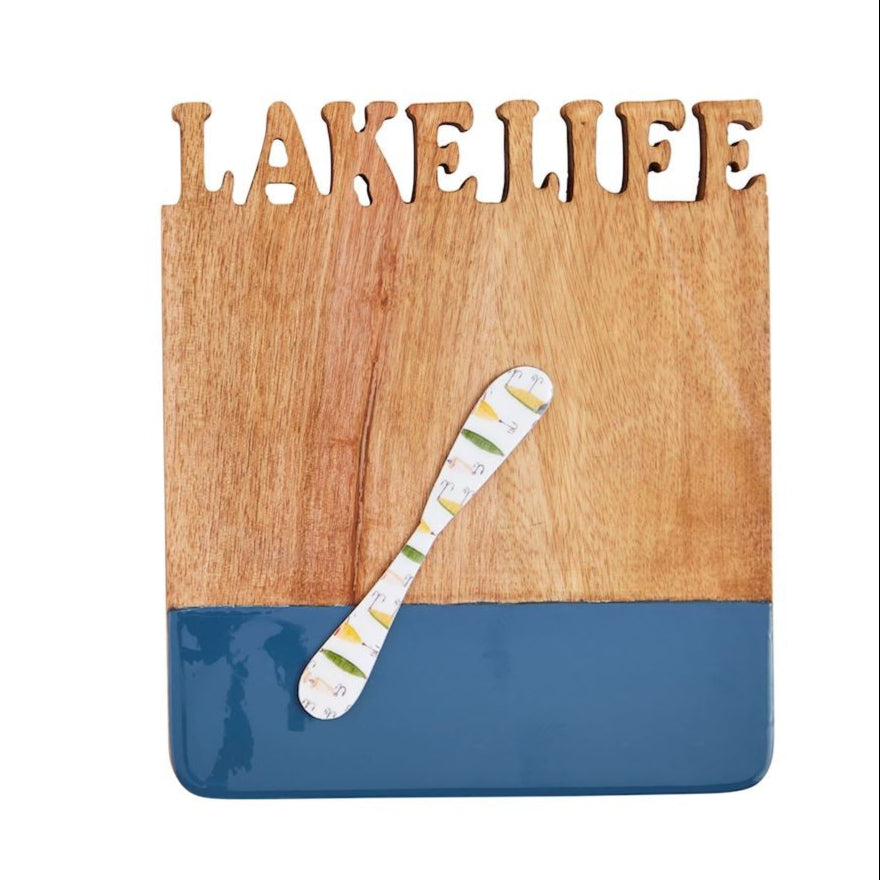 Lake Life Word Cut Out Board