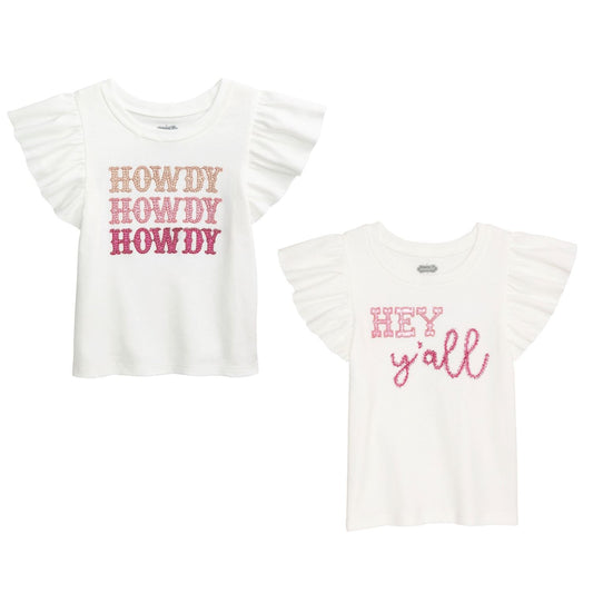 Western Glitter Girls' Tees