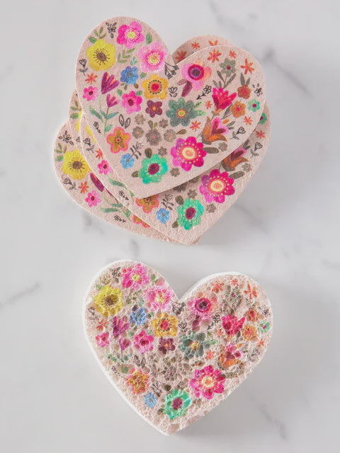 Puff Up Sponge Heart
