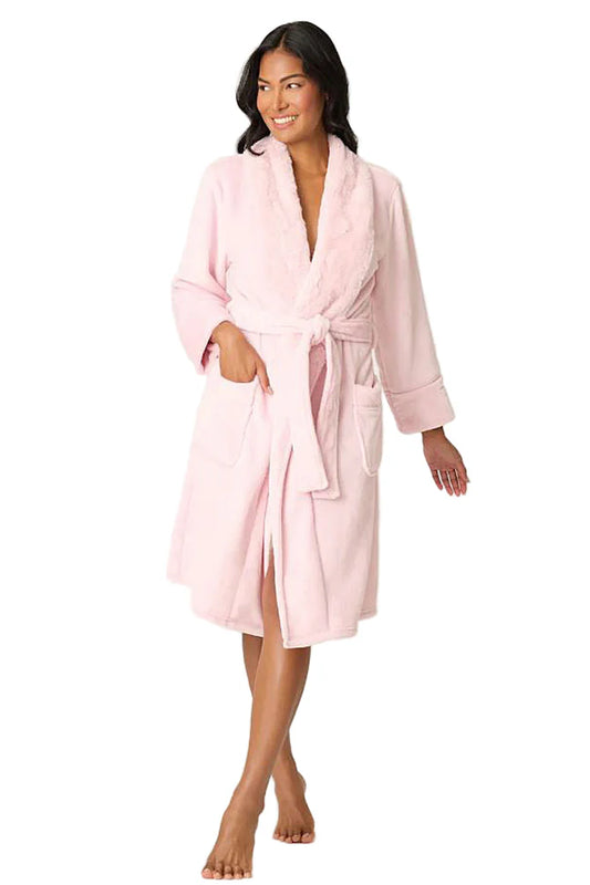Luxe Plush Ballet Pink Robe