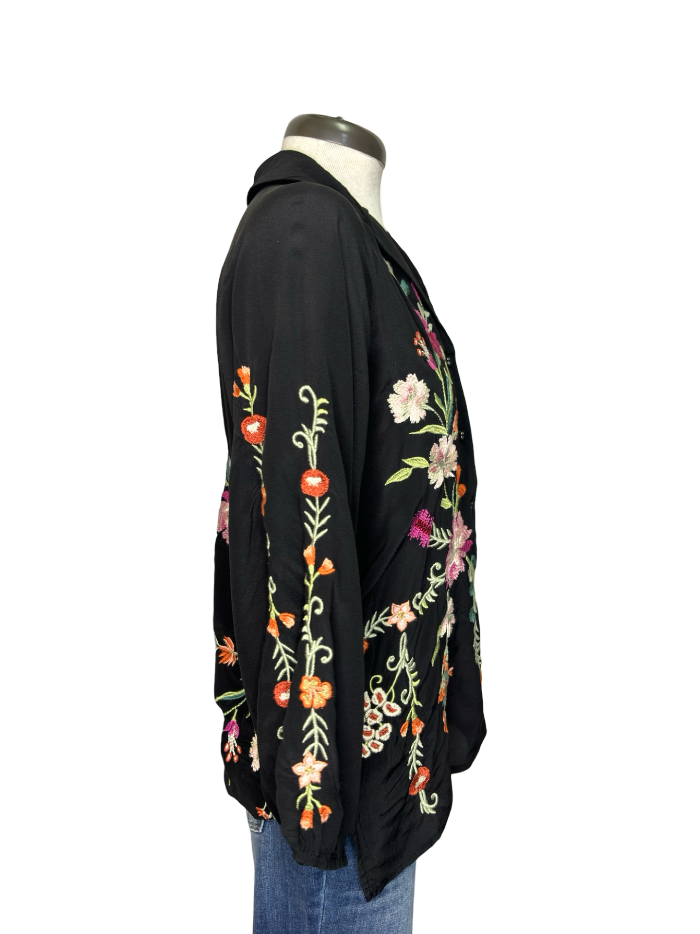 Pauletta Raglan Shirt Black