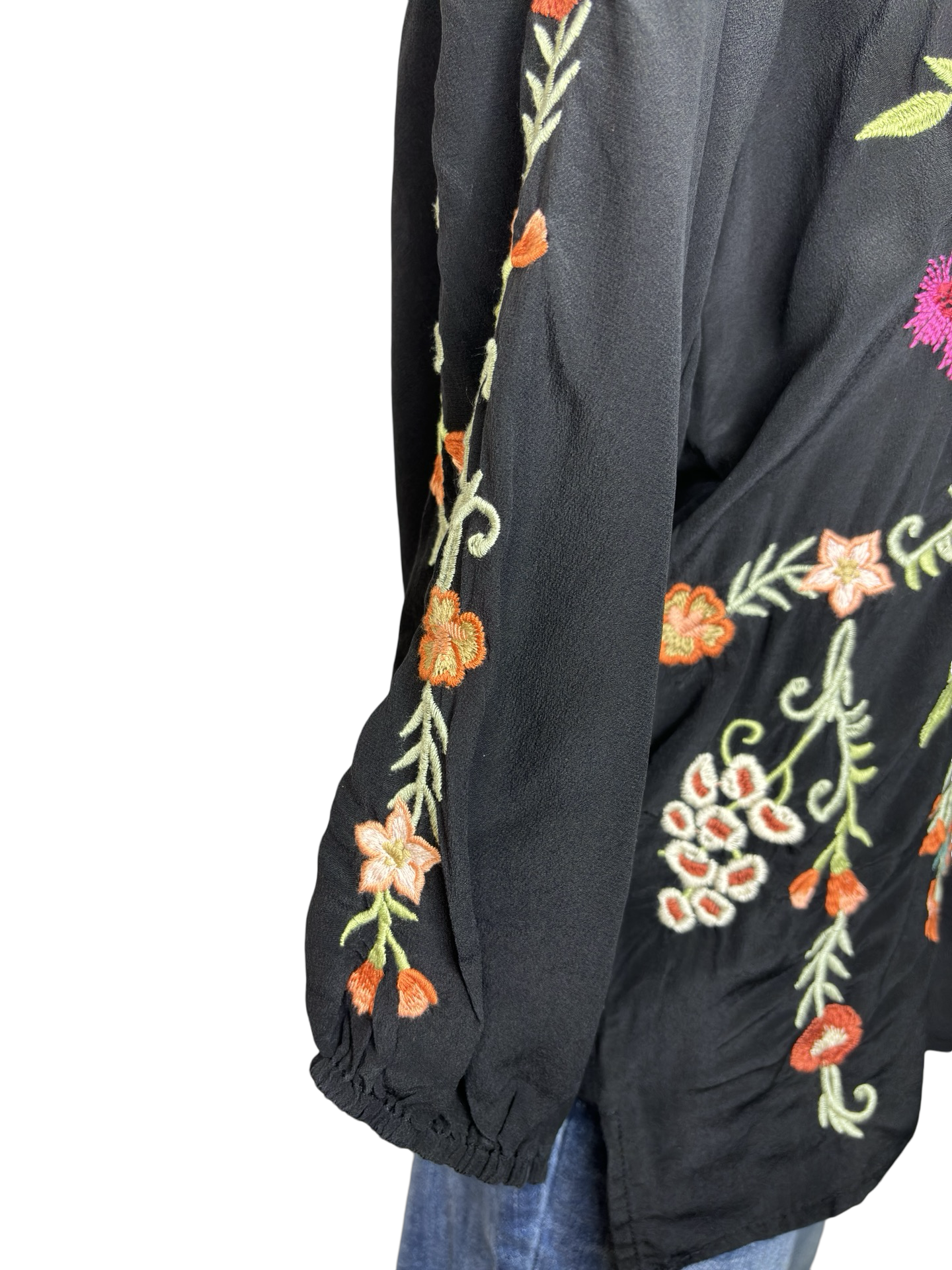 Pauletta Raglan Shirt Black