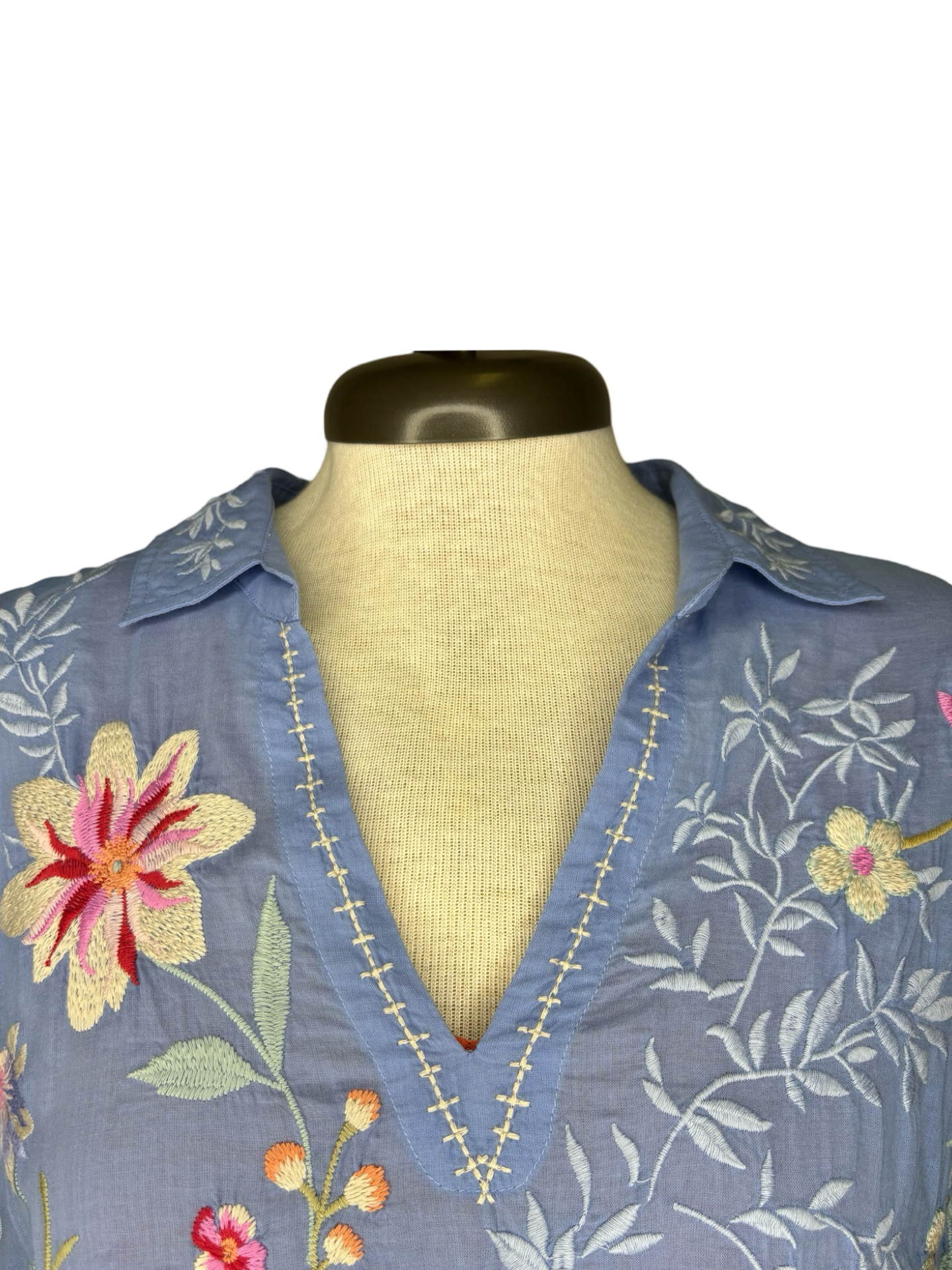 Darcey Pop Over Shirt Blue