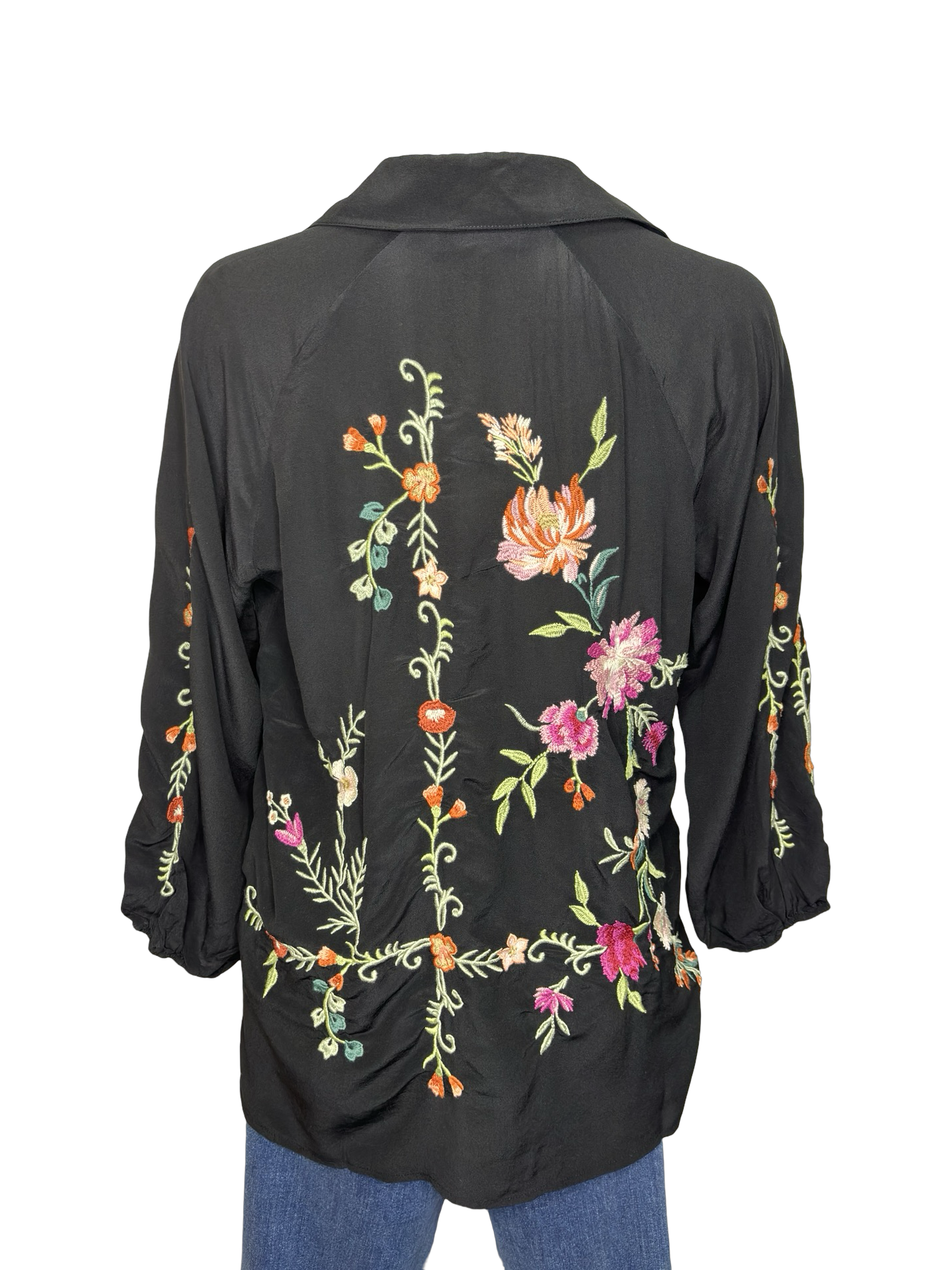 Pauletta Raglan Shirt Black