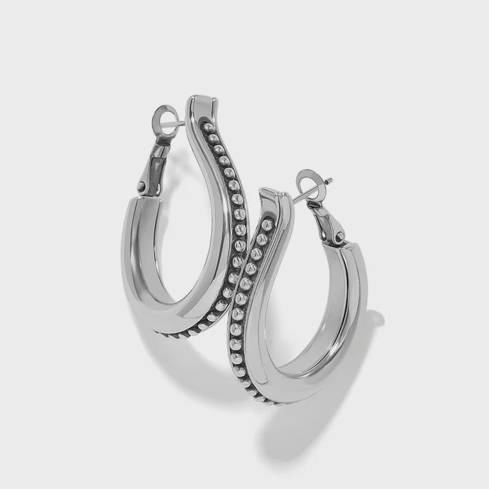 Pretty Tough Arch Bold Hoop Earrings