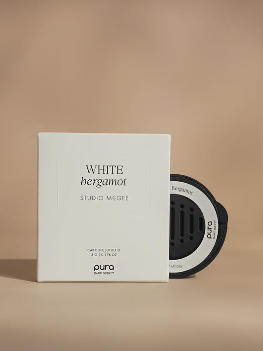 White Bergamot Pura Car Diffuser Refill