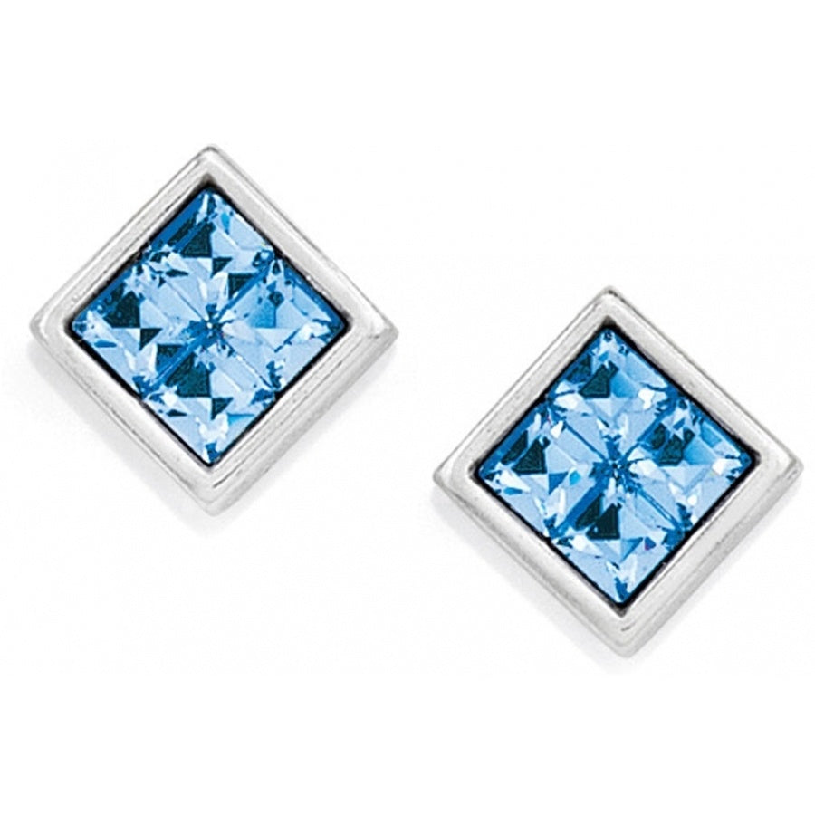Spectrum Mini Post Earrings Silver/Blue