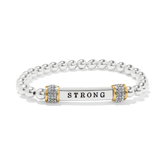 Meridian Strong Two Tone Stretch Bracelet