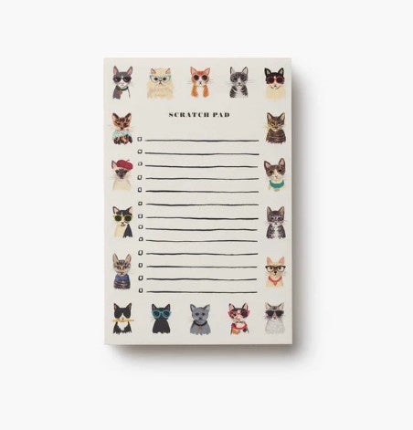 Cool Cats Checklist Notepad