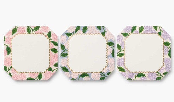Pink Hydrangea Mini Notepad Trio