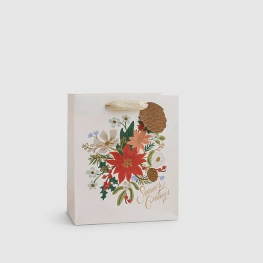 Holiday Bouquet Medium Gift Bag